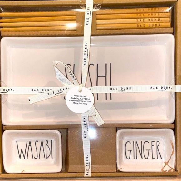 Rae Dunn Other - Rae Dunn Sushi Set ginger wasabi brand new